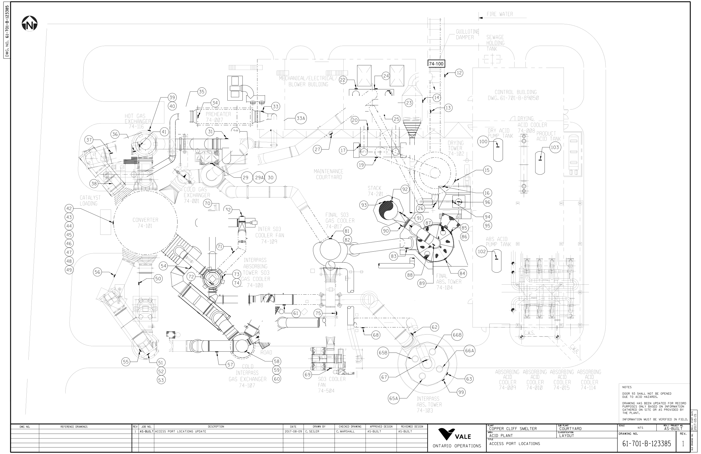 Damper map drawing